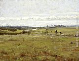 Early Canvas Paintings - Early Morning over the Marsh